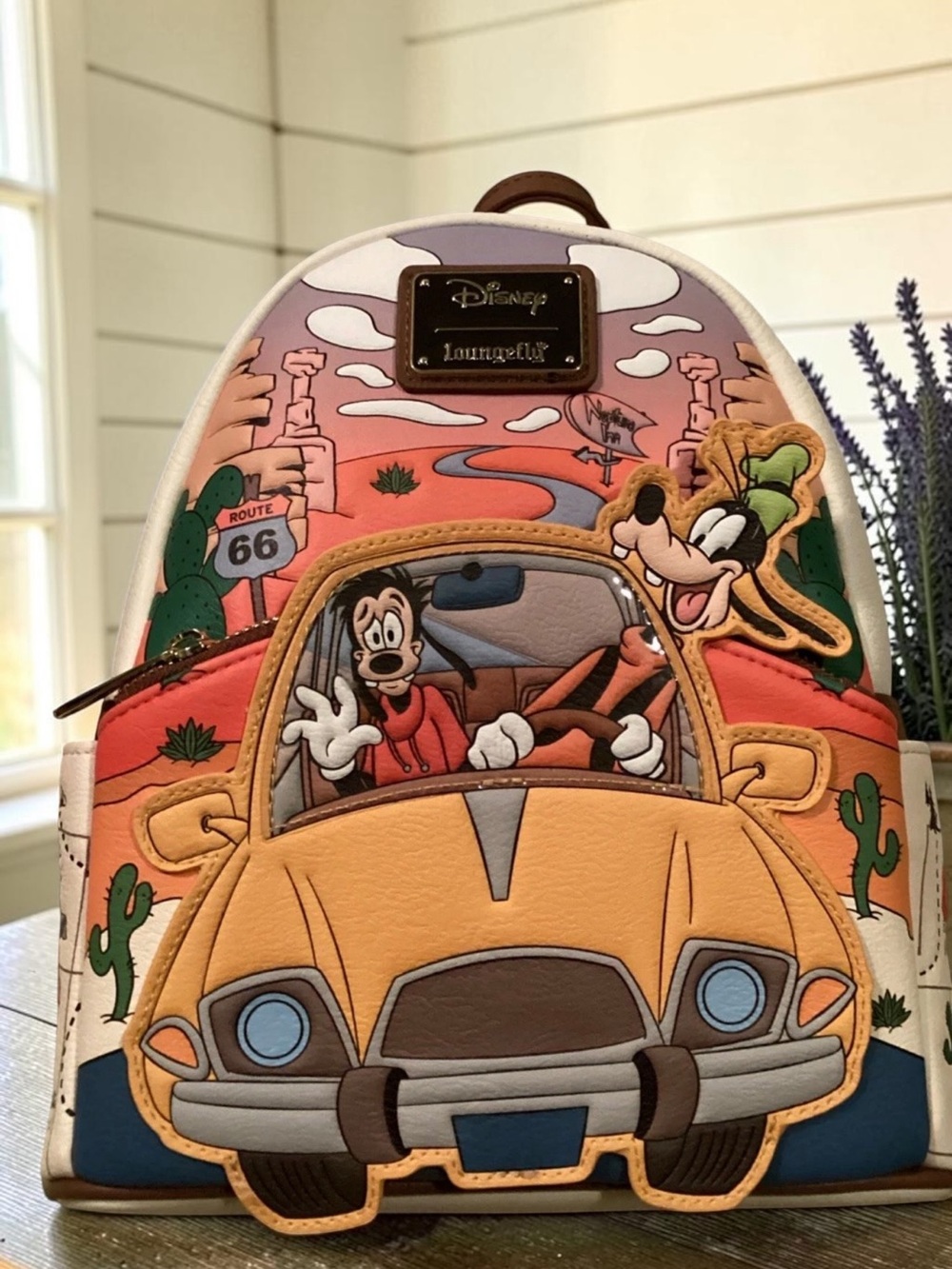 Loungefly Disney Goofy Movie Road Trp Miniback  NWT
